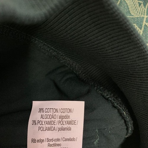 LACOSTE Monogram Jacquard Zip Front Hoodie Women's Size 34-2 Green - Picture 2 of 7