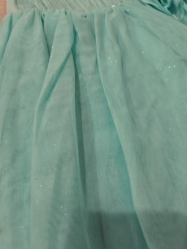 The Children's Place Girls Casual Dress Iced Mint M 8 Party Birthday Wedding - Picture 4 of 5