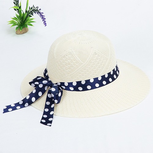New Ladies Foldable Breathable Hats Women Sun Hat Summer Floppy Beach Wide Brim - Bild 13 von 24