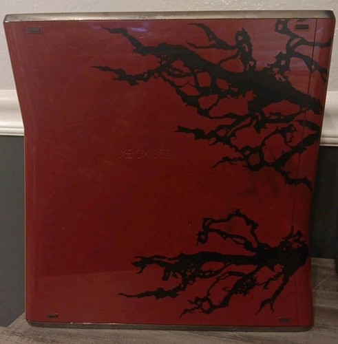 Consola Microsoft Xbox 360 Slim 1439 Gears Of War Edición Limitada Roja Probada - Imagen 5 de 9