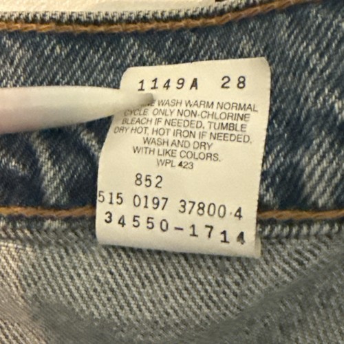 New Levi's 550 Shorts Men 40W 9in Blue Relaxed Fit Orange Tab Denim Jean Skater - Picture 5 of 9