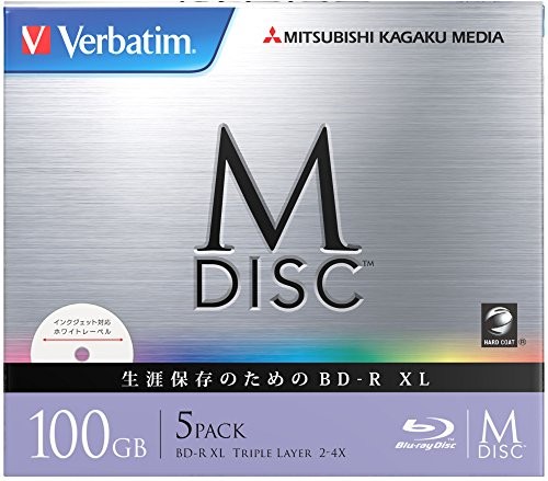 Mitsubishi Chemical Media M-DISC 1 volta per registrazione BD-R XL DBR100YMDP5V1 si - Foto 5 di 5