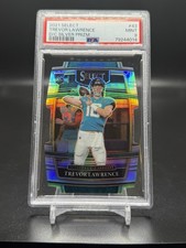 2021 Panini Select - Concourse Trevor Lawrence #43 Silver Prizm Die-Cut (RC)