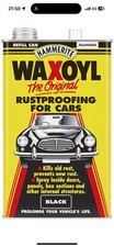 Hammerite Waxoyl Black 5L Wax Oil Rustproofing Underseal Corrosion Inhibitors