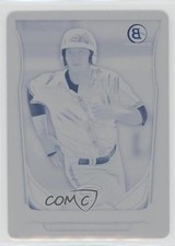 2014 Bowman Draft Top Prospects Chrome Printing Plate Cyan 1/1 Peter O'Brien 3i6