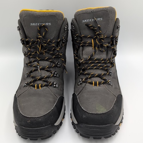 Skechers Relaxed Fit Boot Mens 11.5 Hiking Trail Work Water Repellent - Picture 6 of 14