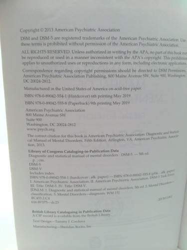 Diagnostic and Statistical Manual of Mental Disorders (Dsm-5(r)) - Picture 4 of 4