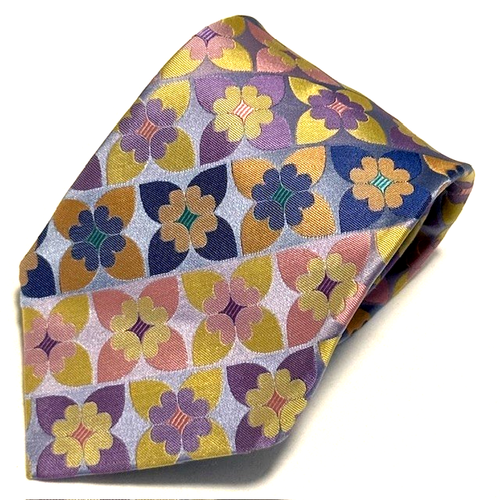Seigo Katsuragawa Tie Limited Floral Luxury Elegance Eye Catching Handmade Japan - Picture 22 of 22