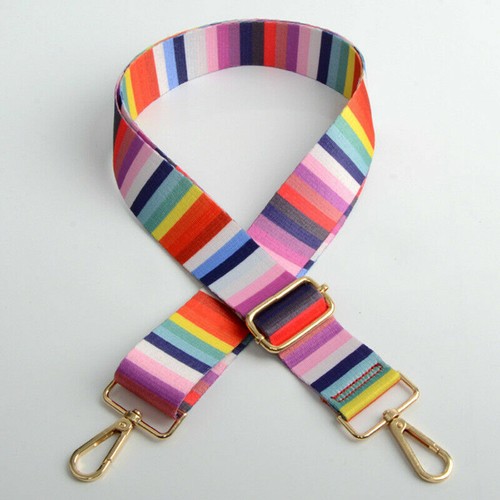 135cm Bag Strap Boho Canvas Replacement Shoulder Adjustable Cross Body Handbag - Picture 18 of 34