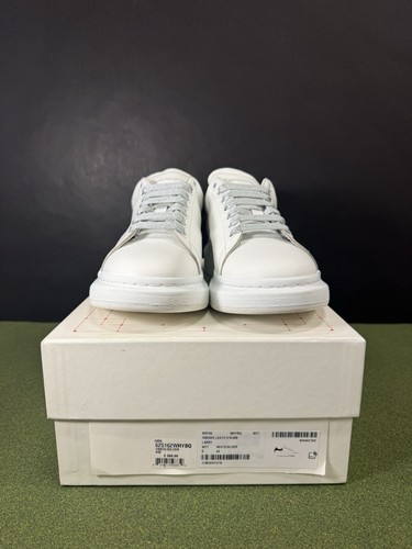 Alexander McQueen Zapatillas de Gran Tamaño Piel de Cocodrilo Plateadas Talla 44EU/11 Hombres 🩶