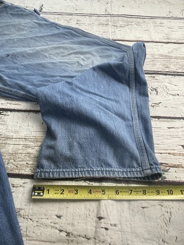 Vintage Union Made 70er 70s LEE Denim Latzhose W 42 L32 Husky - Bild 16 von 18