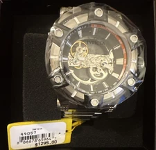 Invicta 49057 Bolt Phantom Automatic Men's Watch w/ Skeleton Dial - 52mm, NEW🔥