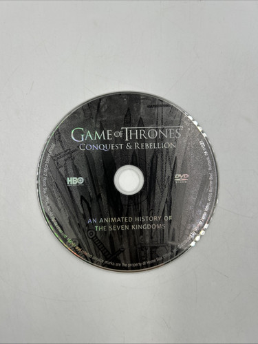 Game Of Thrones Conquest And Rebellion (DVD) An Animated History (Disc Only) - Picture 1 of 3