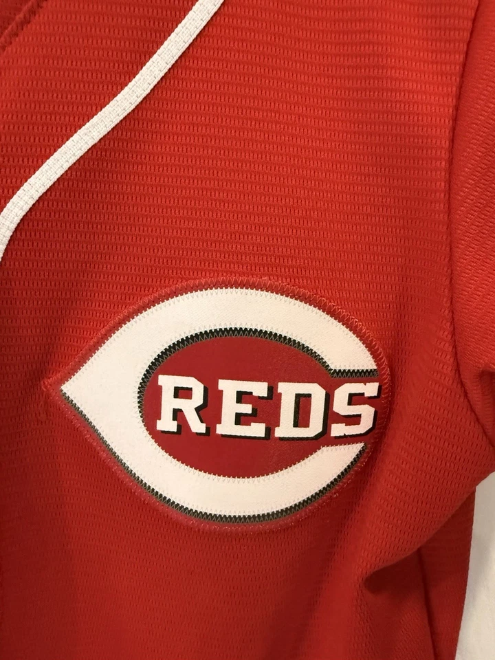 Camiseta para mujer Majestic Cincinnati Reds Billy Hamilton #6 Cool Base MLB talla M Foto 4 de 4