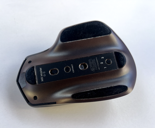 Logitech MX Master Wireless Mouse - Bluetooth & USB Dongle - Black/Gold - 第 8/8 張圖片