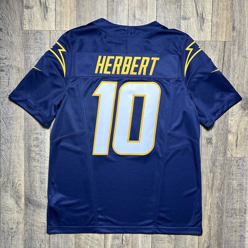Los Angeles Chargers #10 Justin Herbert Nike Vapor FUSE Football Jersey Men’s L - Picture 6 of 10
