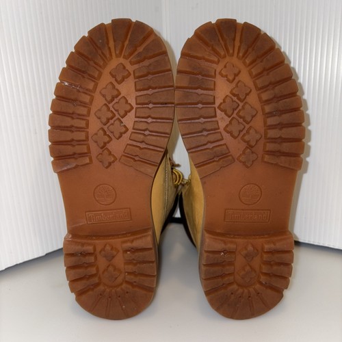 Timberland Classic Waterproof Leather Boots Junior 4M Wheat Primaloft 200Gr READ - Picture 6 of 23