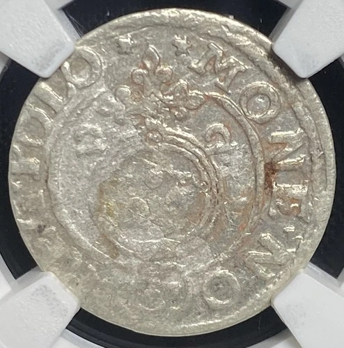 POLAND 1622 King Sigismund III, Silver 3p 3 Polker Coin 1587-1632 AD, NGC AU