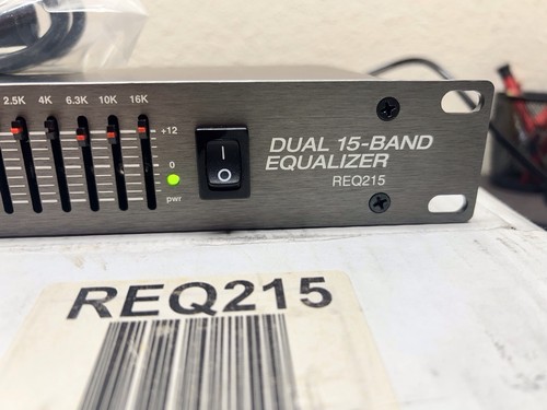 ROLLS REQ215 Dual 15 Band 1/3 Octave Graphic Equalizer With Sub-Output |#D71 - Picture 3 of 8