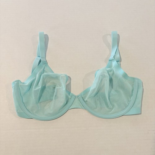 Sujetador de inmersión CUUP AQUA azul menta copas con aros transparentes, talla 32H - Imagen 2 de 8