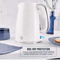 Swan SK14611WHT Windsor Rapid Boil Kettle - White