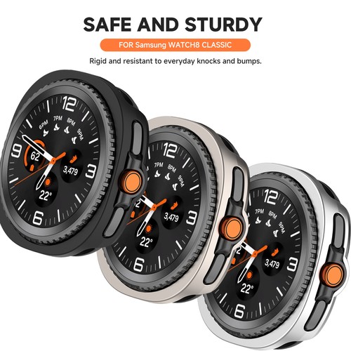 PC Hollow Protective Case for Samsung Galaxy Watch 8 40/44mm 8Classic Hard Cover - Picture 9 of 18