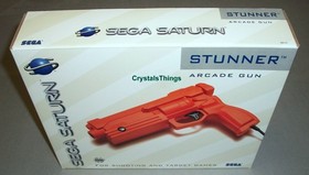 Sega Saturn Console System, 32 Games Lot, Action Replay Plus 4m, Gun Accessories