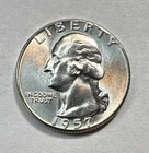 1957 washington quarter 612 CHBU
