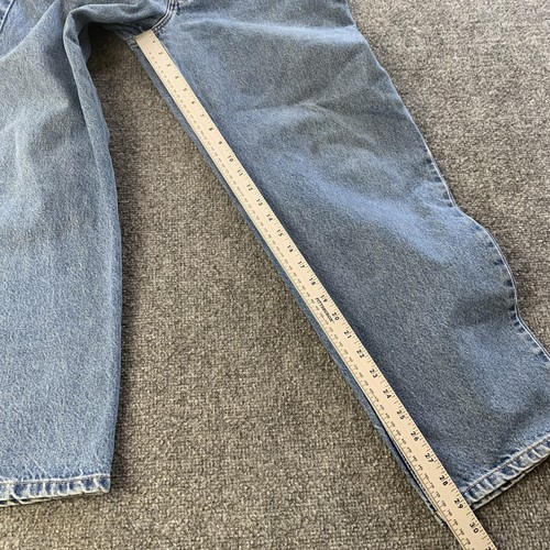Vintage Tommy Hilfiger Jeans Herren 32x30 Blau Denim Relaxed Loose Fit Flagge 90s - Bild 8 von 17
