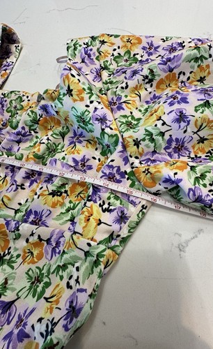 NICHOLAS Puff Sleeve Mini Dress Lydia Colorful Floral Print Cotton Size 4 EUC - Picture 8 of 17