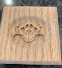 Celtic Harp Engraving Trim Wood Corner Trim Block Door Trim Block Window Trim