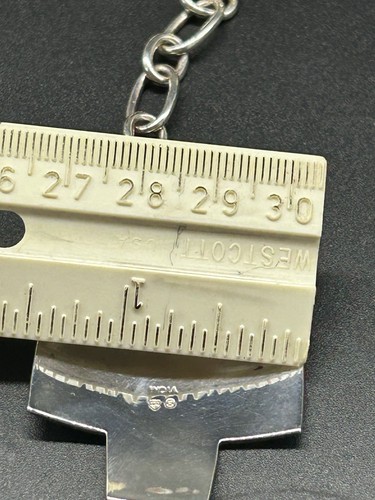 Retired Silpada Virtuosity Solid Sterling Silver Southwest Style Cross Necklace - Picture 6 of 8