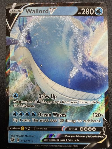 Wailord V 13/73 Champions Path Holo - Imagen 3 de 4