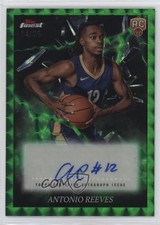 2024-25 Topps Finest Green Refractor /75 Antonio Reeves #ES-AR Rookie Auto RC