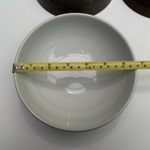 Denby Greystone Soup Dessert Cereal Bowls Brown/Grey Speckled - Set of 6 - Picture 14 of 16