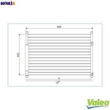 CONDENSER AIR CONDITIONING 814228 FOR SUZUKI GRAND/VITARA/XL-7/II/NOMADE/SUV