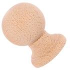 Wood Ball Finial - Staircase Bed Post Cap For Stairs Bedpost & Flagpole Toppers