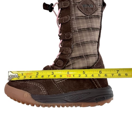 Teva Lenawee Waterproof Tall Snow Boots Brown Toddler Size 10 - Picture 15 of 16