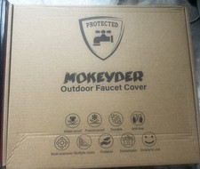 NIB! 4 Pack Quality Outdoor Faucet Covers for Winter Freeze Protection! Pics!