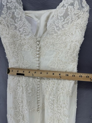 San Patrick Wedding Dress ivory For material Repurposing Cosplay Costume Lace - Picture 7 of 16