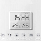 Digital Thermometer Hygrometer Alarm Clock Temperature Humidity Display Magnetic