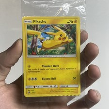 *CRIMP ERROR*Pokémon TCG | Pikachu SM04 Target Black Star Promo 2016 Sealed new