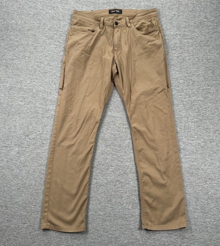 DU/ER Hose Herren Größe 34x32 braun Chino Stretch City Outdoor 5-Pocket