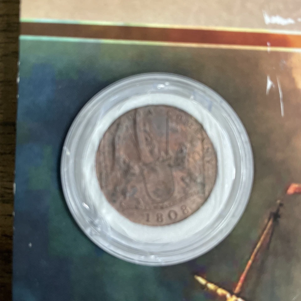 Admiral Gardner Sunken treasure 10 cash coin Commemorative Mint Case - Image 3 of 3