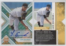 2018 Panini Elite Extra Edition Status Tie-Dye Die-Cut /5 Luis Escobar #123 Auto
