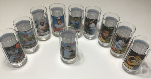 1993 McDonalds MLB All Time Greatest Baseball Team Group of 10 Glasses YAZ ROSE - Picture 2 of 20