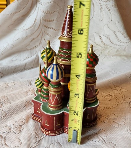 Vintage handgefertigtes russisch-orthodoxes Kirchenmodell - Bild 5 von 8