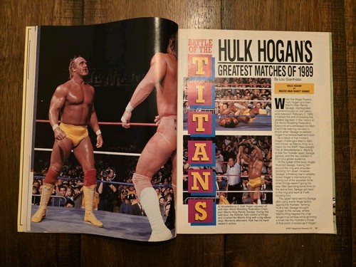 WWF Magazine January 1990 Jake "The Snake" Roberts  - Picture 10 of 17