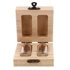 Wooden Fetal Box Teeth Storage Keepsake Umbilical Cord Souvenir