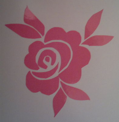 1,2,4,6 or 12 Fancy Rose Flower Tile Window Stickers Decals Wall Transfers 1,2,4,6 or 12 Fancy Rose Flower Tile Window Stickers Decals Wall Transfers